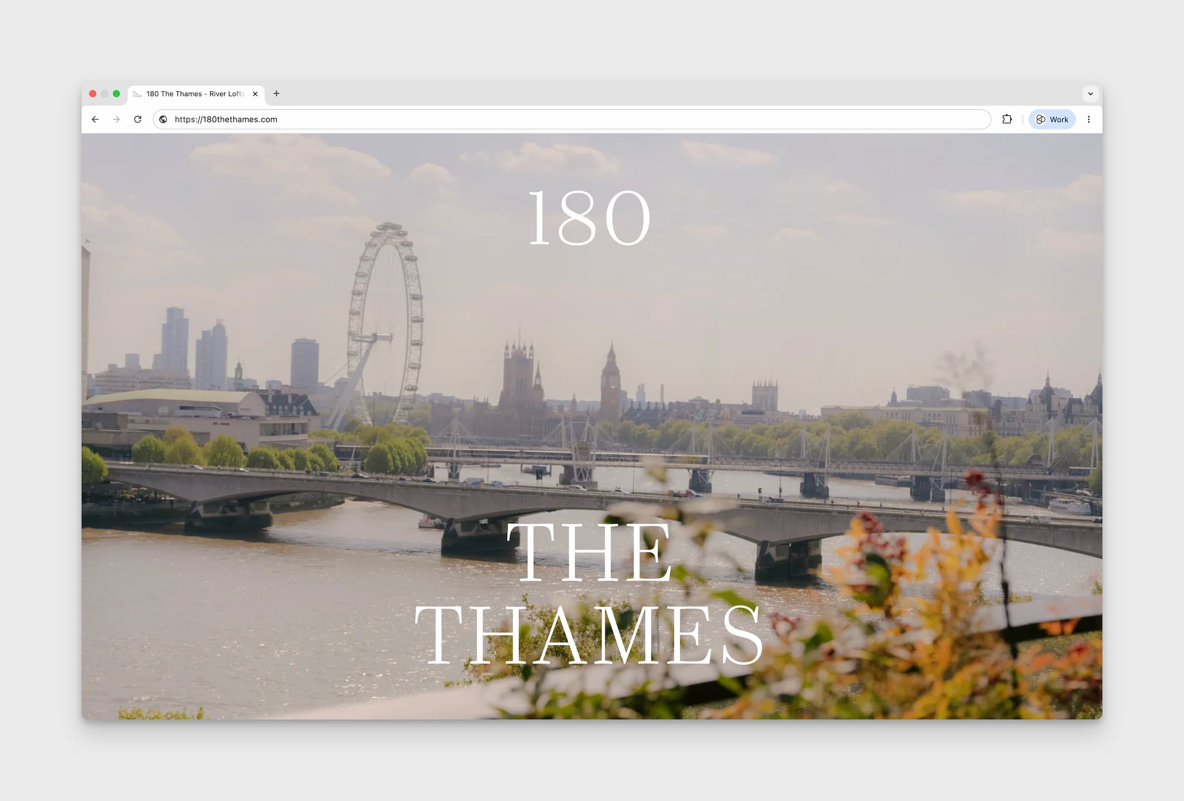 180 The Thames Website
